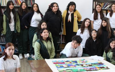 Estudiantes del Colegio Los Nogales, celebran el nacimiento de Violeta Parra a través del Arte de las Arpilleras