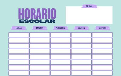 Horarios Colegio Los Nogales 2026