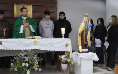 Misa por la Familia en el Colegio Los Nogales.